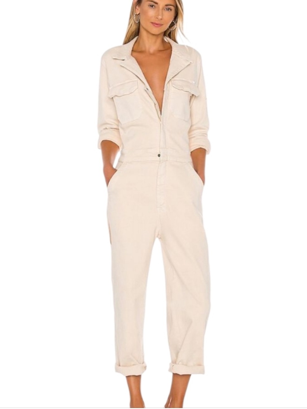 Mother Denim The Fixer Utility Jumpsuit